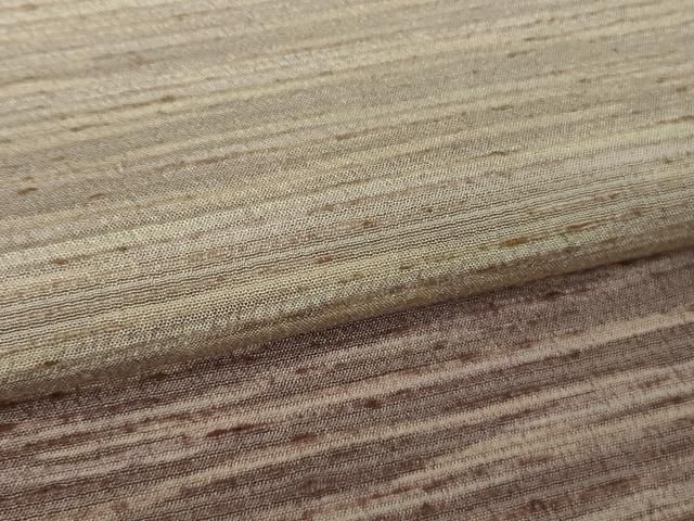 平和屋着物▽本塩沢 やまだ織 訪問着 染色作家 桐村博 単