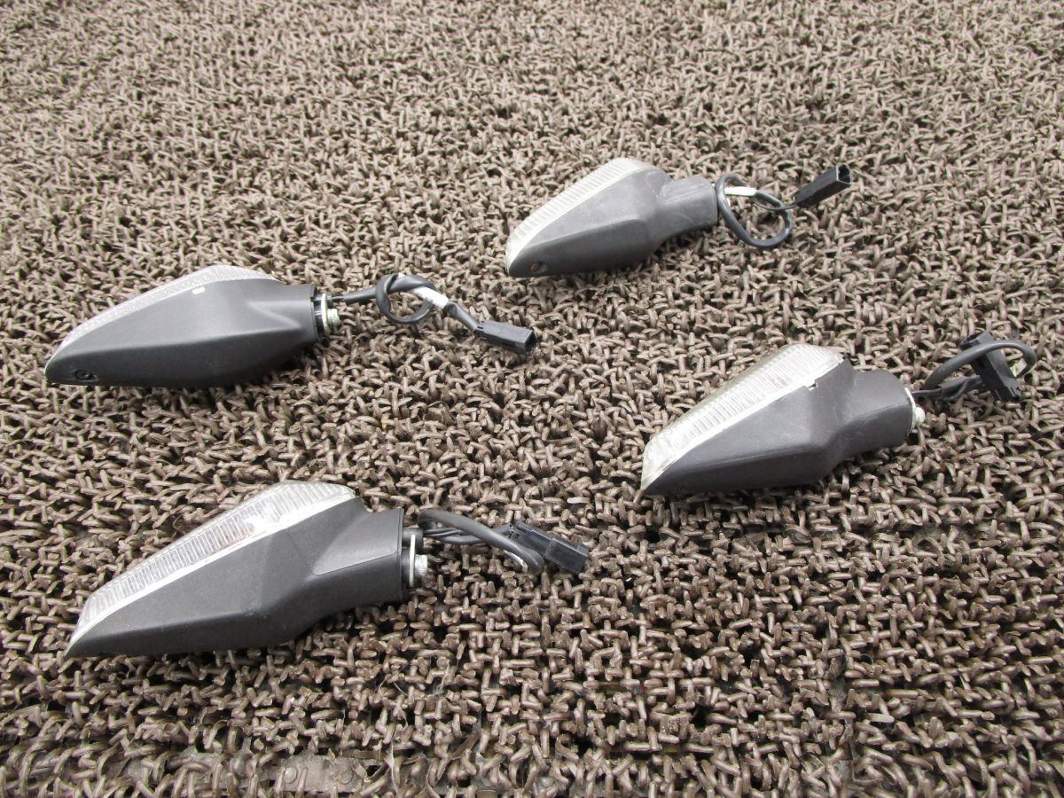 ドカティ M1100S ウインカー 4個セット ●A6456 ZDMM505AAAB ドゥカティ ZDM1078AC DUCATI モンスター 動画有 FI インジェクション