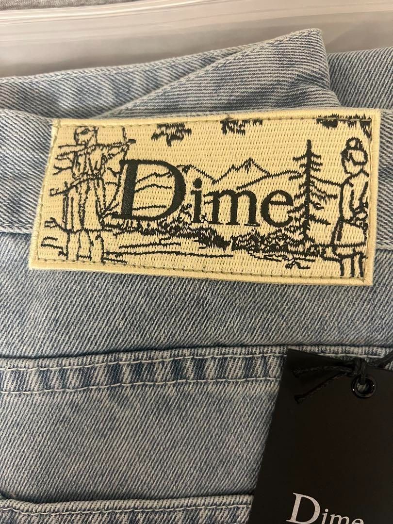 新品 Dime ダイム バギージーンズ デニム パンツ WASHED BLUE