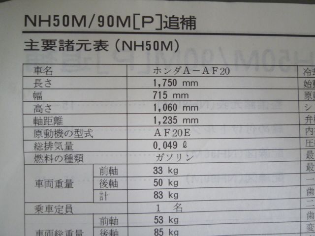 リード 90 NH50M NH90M AF20 HF05 配線図有 ホンダ サービスマニュアル 補足版 追補版 送料無料 - メルカリ