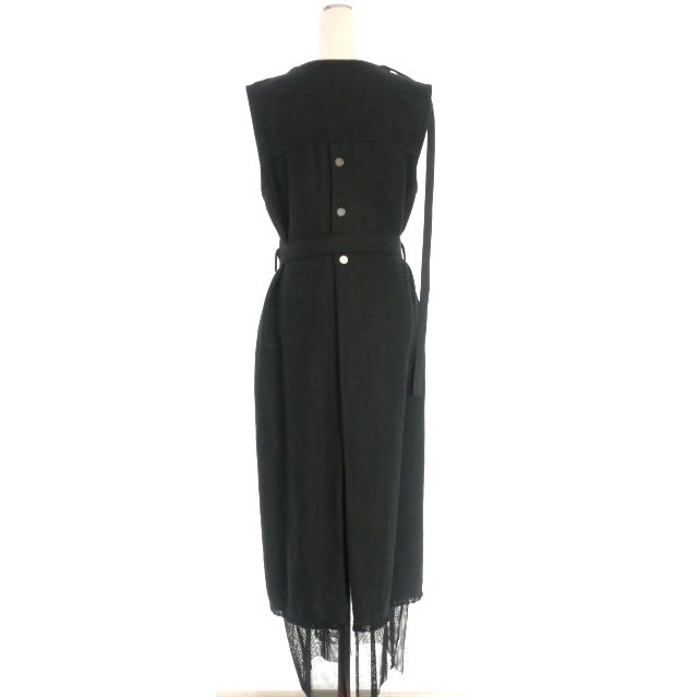 ユナイテッドトウキョウ UNITED TOKYO カッティング メッシュベスト ジレ ブラック 黒 142110002