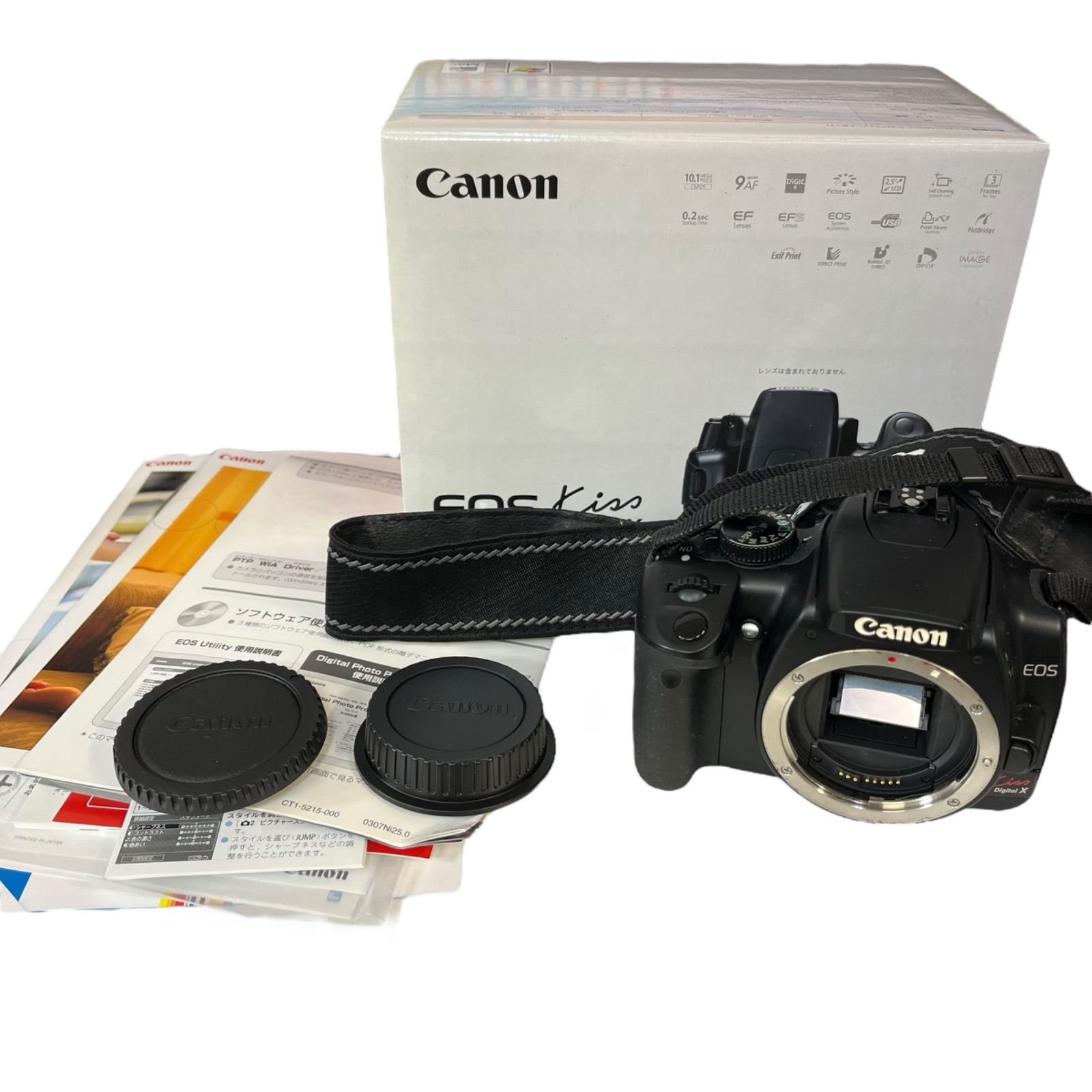 管29954 CANON キヤノン EOS Kiss Digital X デジタル一眼レフカメラ DS126151 本体のみ