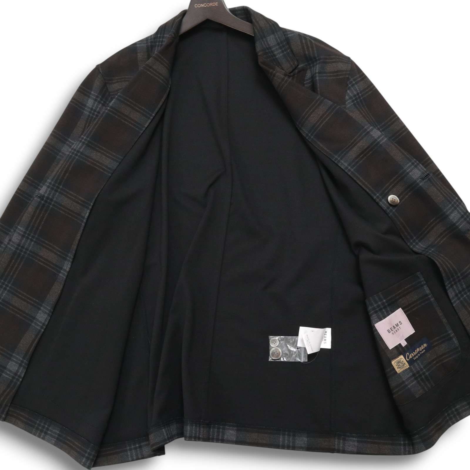 BEAMS HEART ビームス ハート 通年 Carreman☆ チェック柄 ダブル
