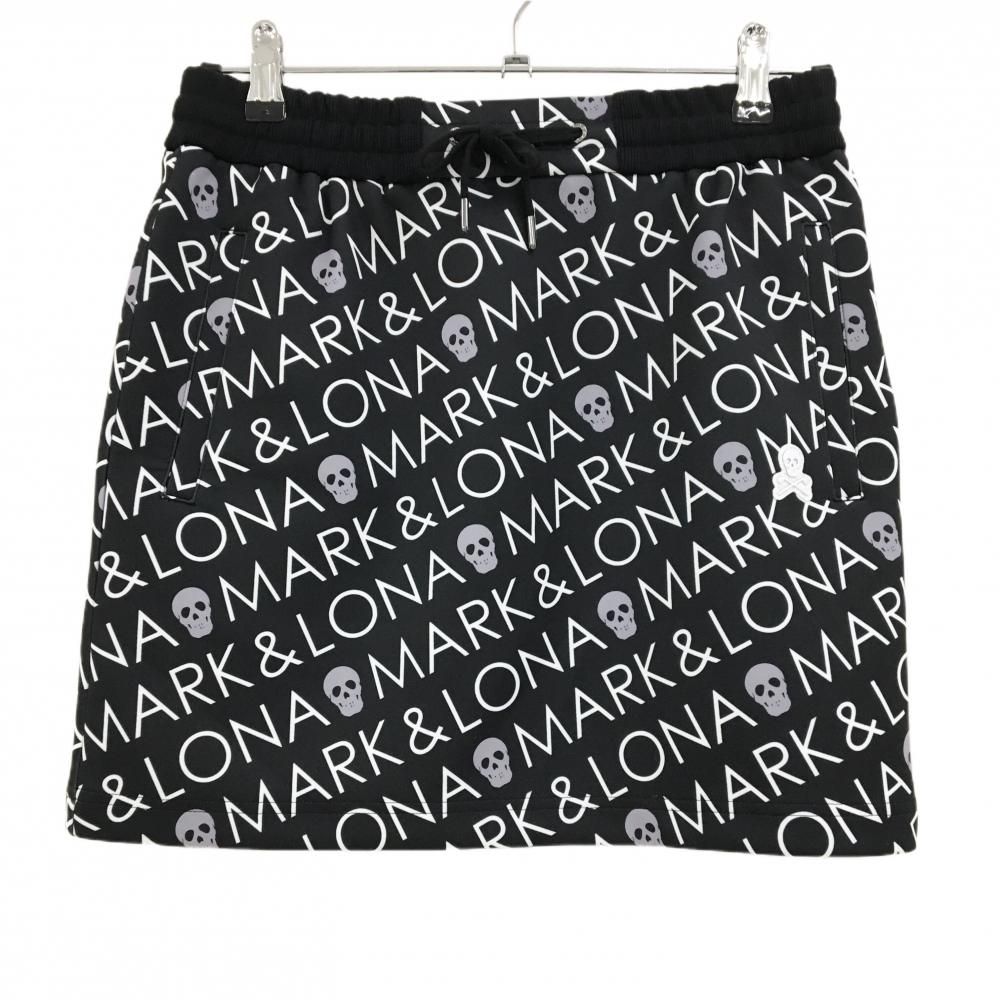 マーク＆ロナ　CDEスカート　ブラック38 2024SS 2024マークアンドロナスカート38 マーク＆ロナ CDEスカート ブラック38