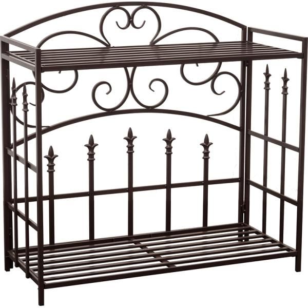 ログラック 薪置き場 薪ラック スタンド アンティークデザイン