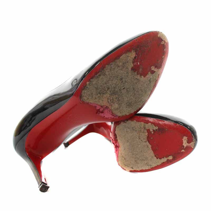 クリスチャン・ルブタン スワロフスキーパンプス37.5 極美品