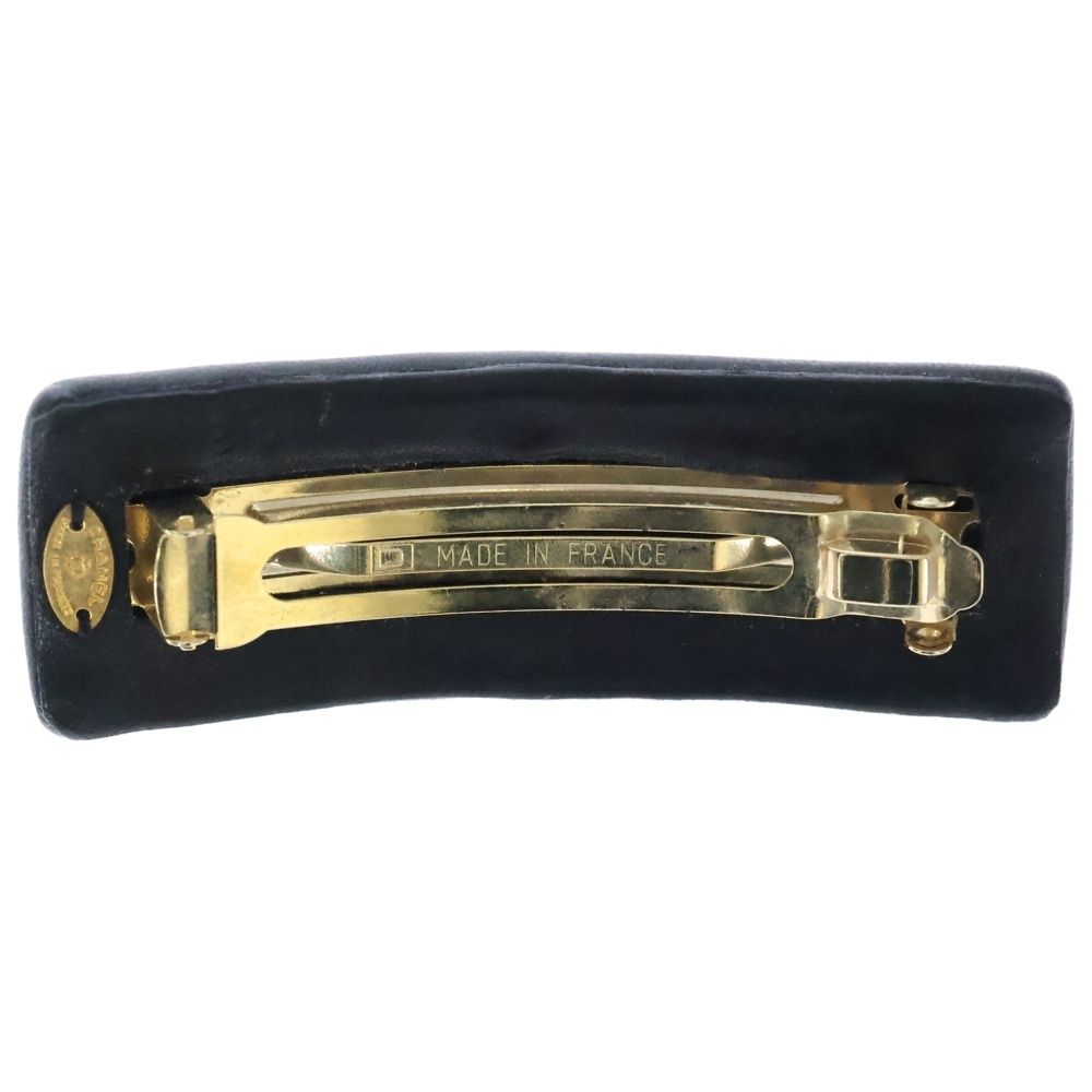 CHANEL (シャネル) ココマーク ターンロック バレッタ ブラック