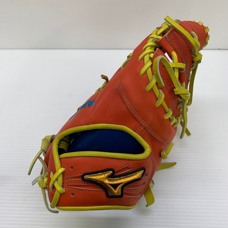 MIZUNO - 中古品 ミズノ MIZUNO ミズノプロ 硬式 捕手用オーダーグローブ ファーストミット HAGA製刺繍有り 5830 中古品 ミズノ MIZUNO ミズノプロ 硬式 捕手用オーダーグローブ