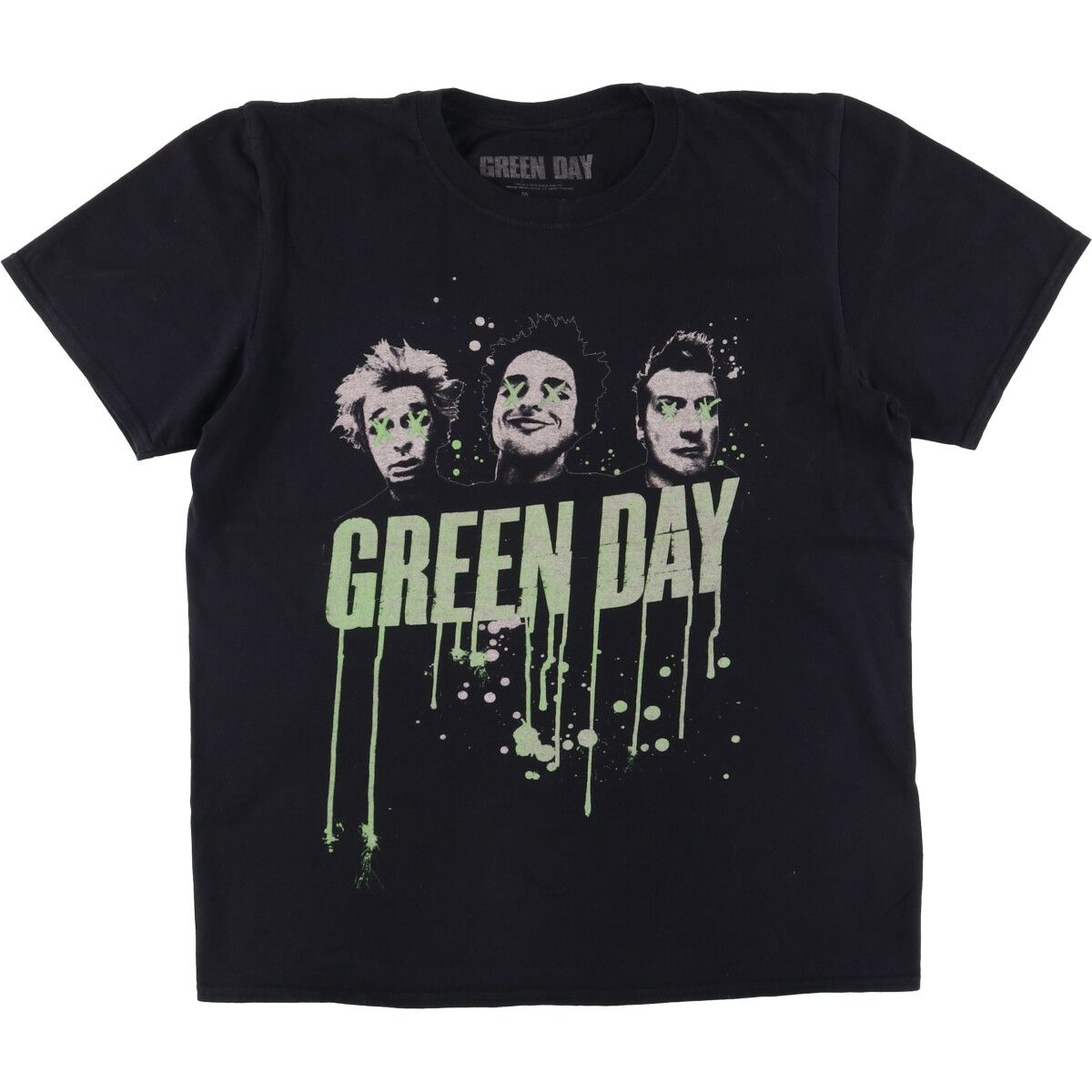 古着 GREEN DAY グリーンデイ バンドTシャツ バンT 英国製 メンズM相当|eaa547176
