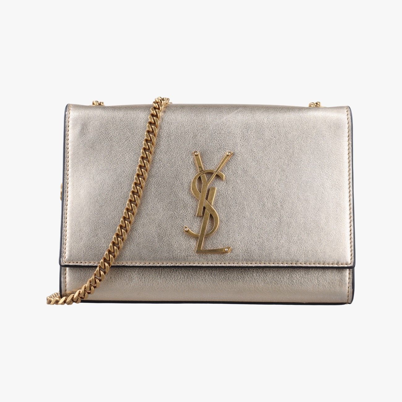 イヴサンローランYves Saint Laurentケイト ゴールド レザー 469390 GLT469390.1118