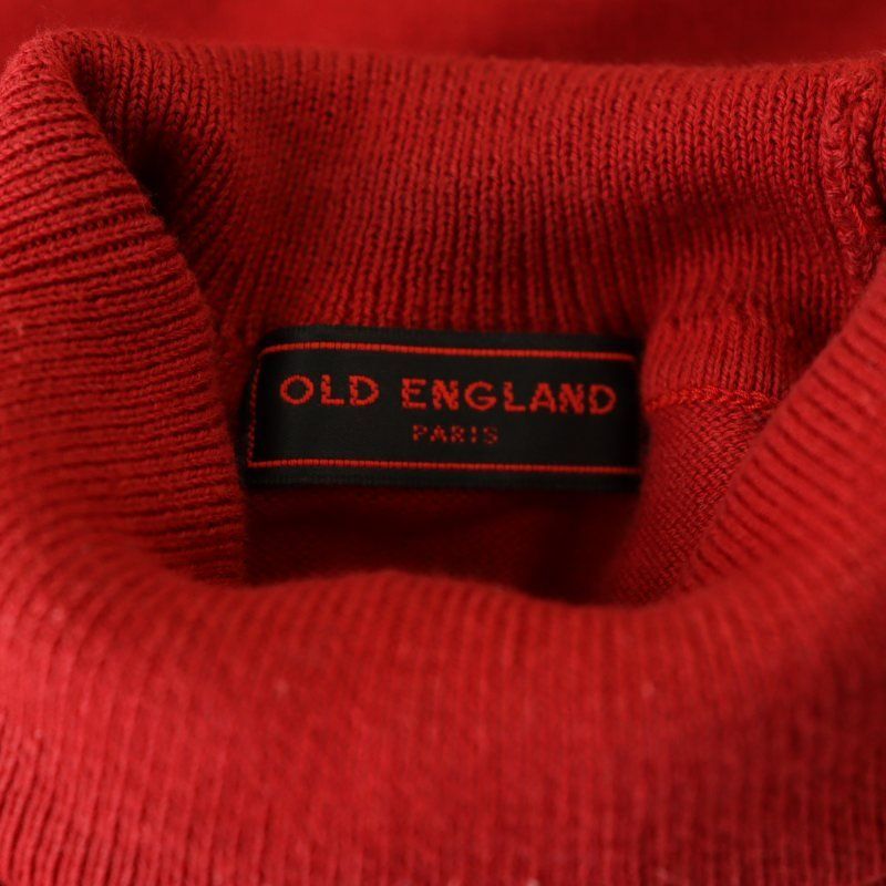 売れ筋商品|||オールドイングランド OLD ENGLAND ベージュ タートルニット オールドイングランド OLD ENGLAND 半袖タートルニットトップス