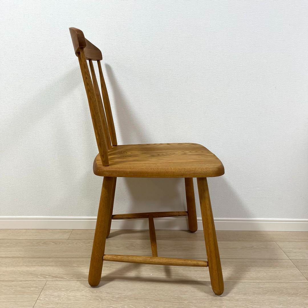 す22【美品】北欧 ナチュラルインテリア オーク調 ウィンザーチェア