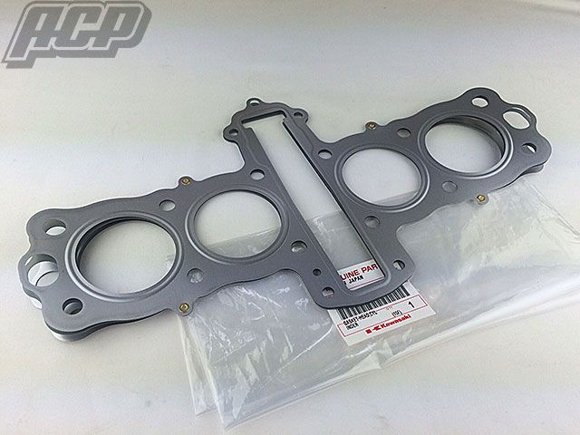 ゼファー400 メッキ ヘッドカバー＋ガスケット ⁄②ZR400C 純正 対応