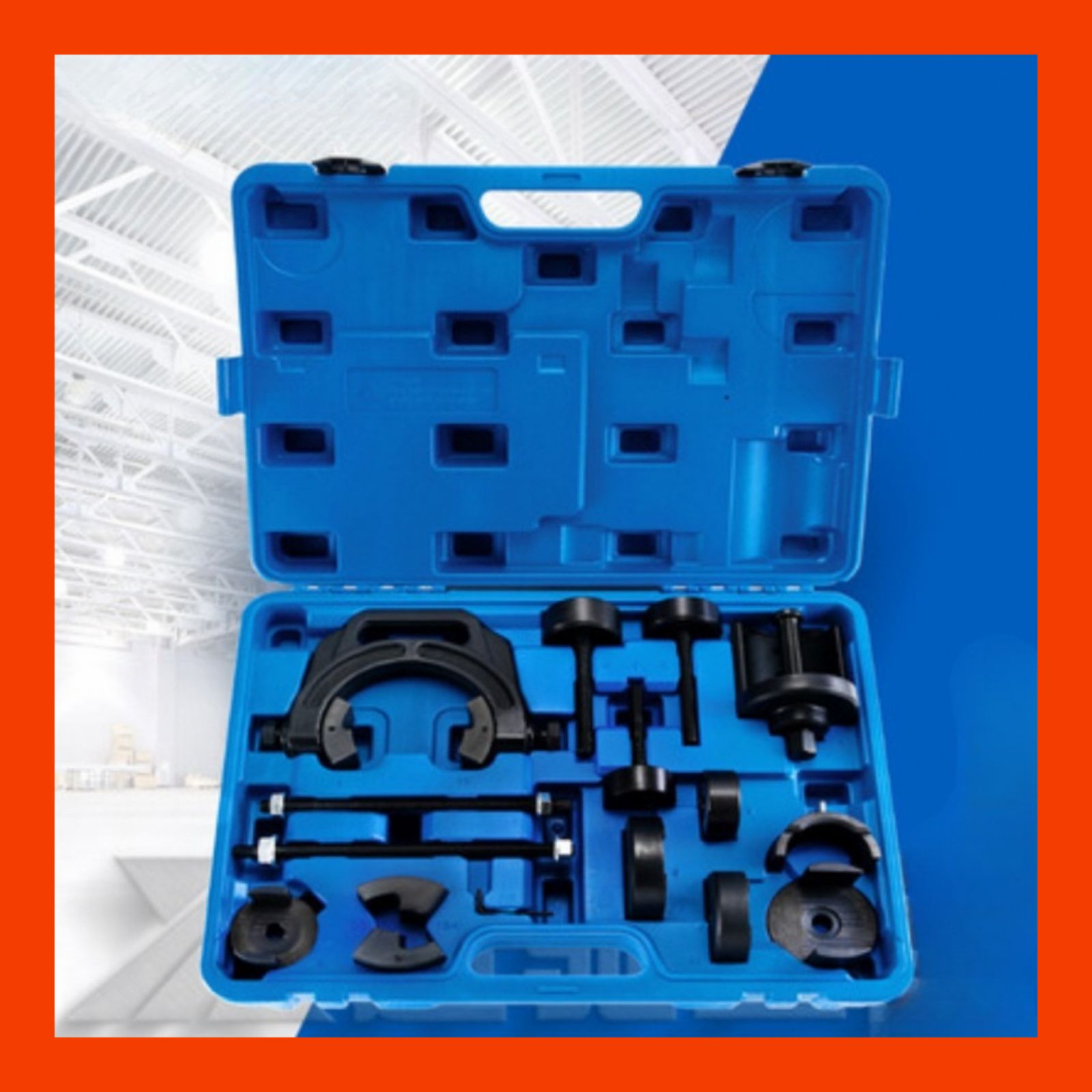 No.725 リアアクスルビーム ブッシュ 交換 工具 セット プーラー 車整備 工具 ケース付き