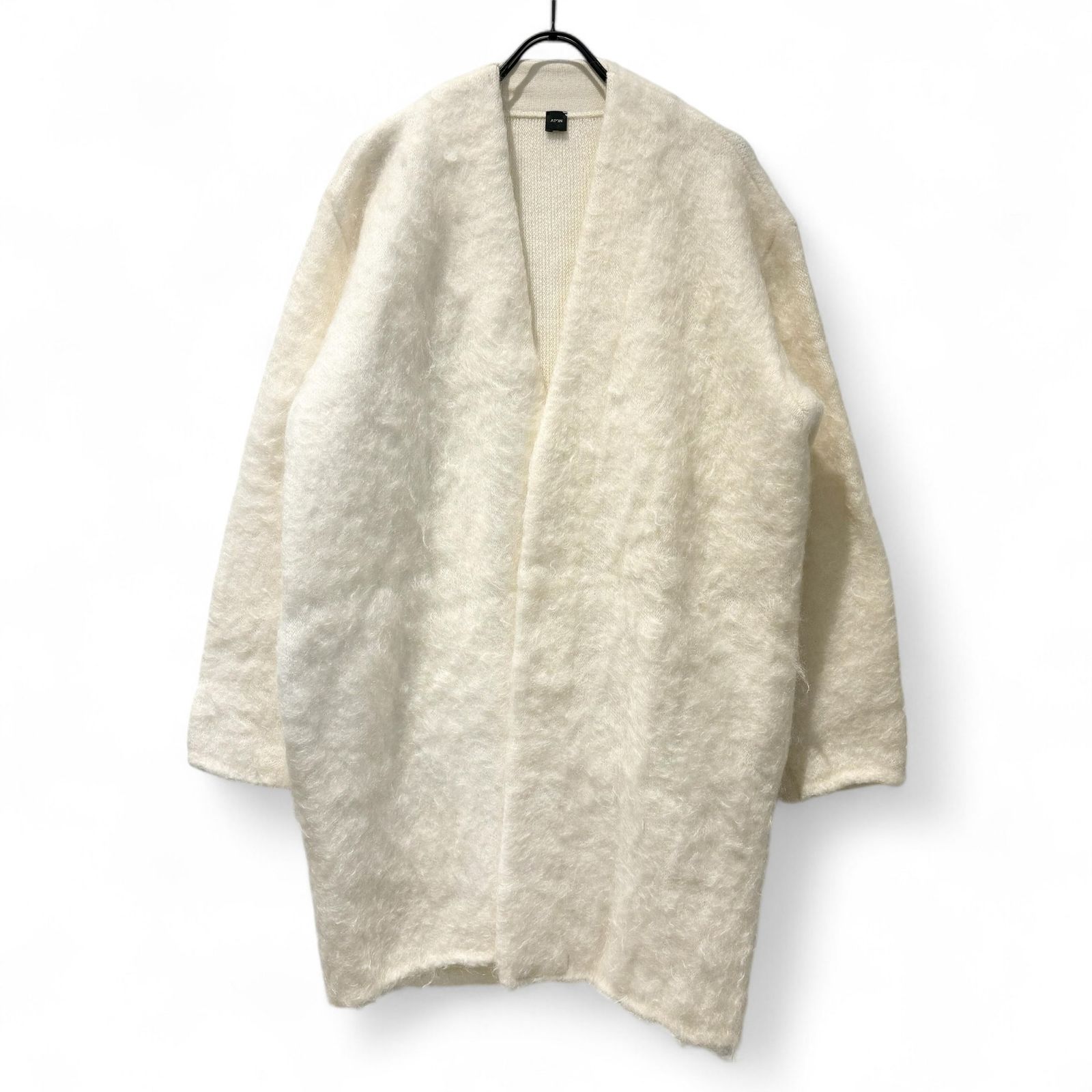 ATON (エイトン) MOHAIR SHAGGY OVERSIZED CARDIGAN 6970829