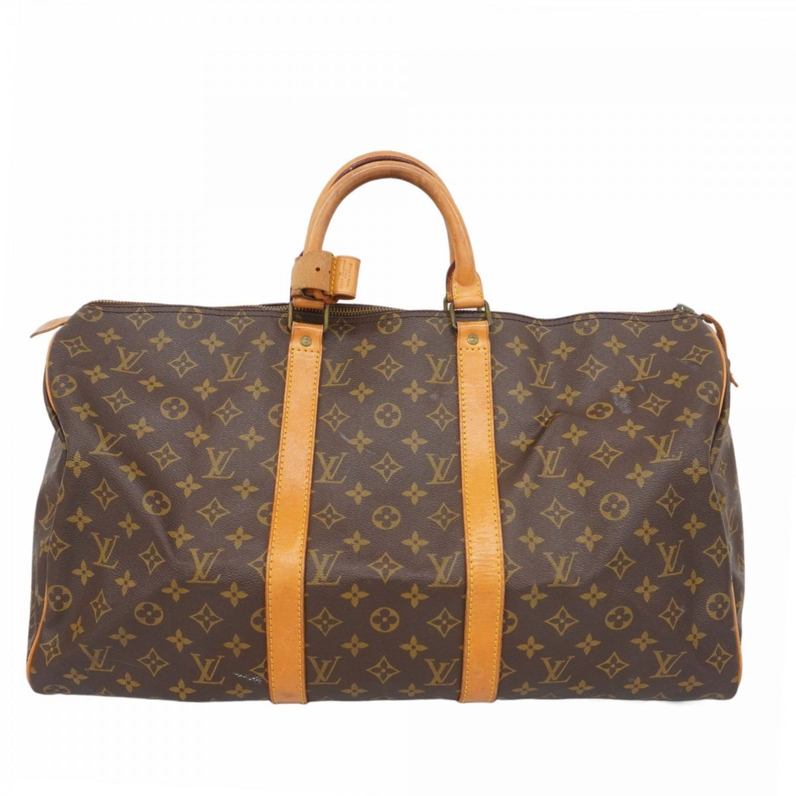 ルイヴィトン　ボストンバッグ　キーポル　ブラウン　レザー　モノグラム ルイ・ヴィトン(Louis Vuitton) ルイ・ヴィトン ボストンバッグ