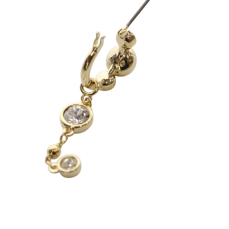 スワロフスキー SWAROVSKI Imber ドロップピアス ゴールド色 /YO21