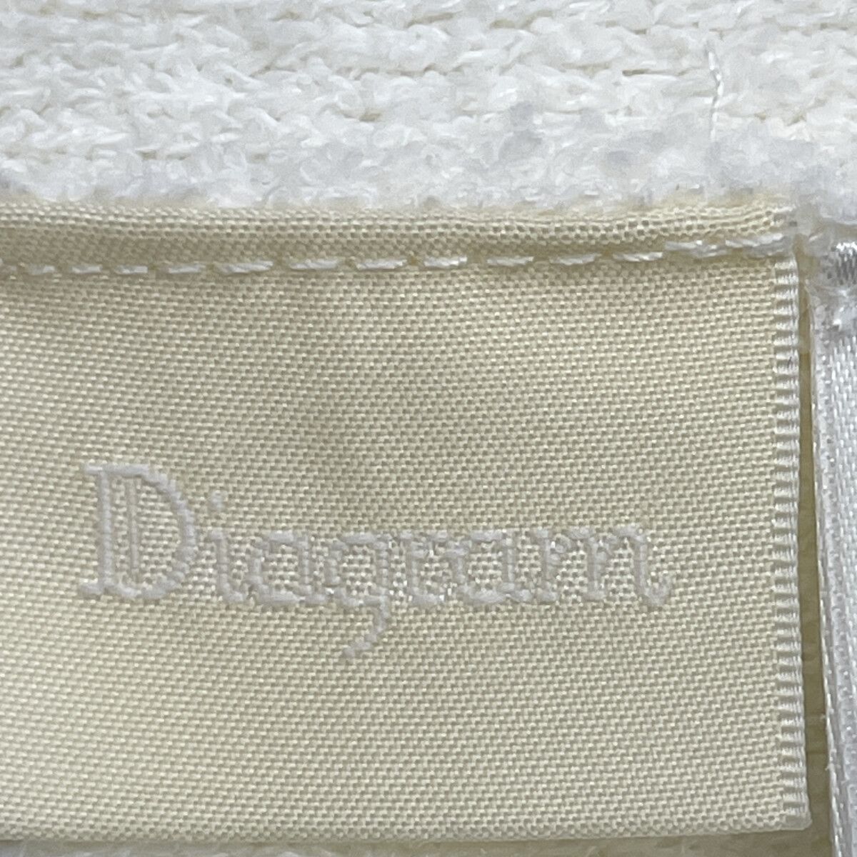 Diagram ダイアグラム 22年製 ﾎﾜｲﾄ ｺｯﾄﾝ×ﾅｲﾛﾝ 4ﾎﾟｹｯﾄ 金釦ﾊﾟｲﾙﾍﾞｽﾄ 36 GULLKHAN_COM