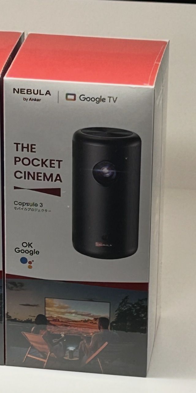 Anker Nebula Capsule 3 小型 Google TV搭載 モバイル プロジェクター