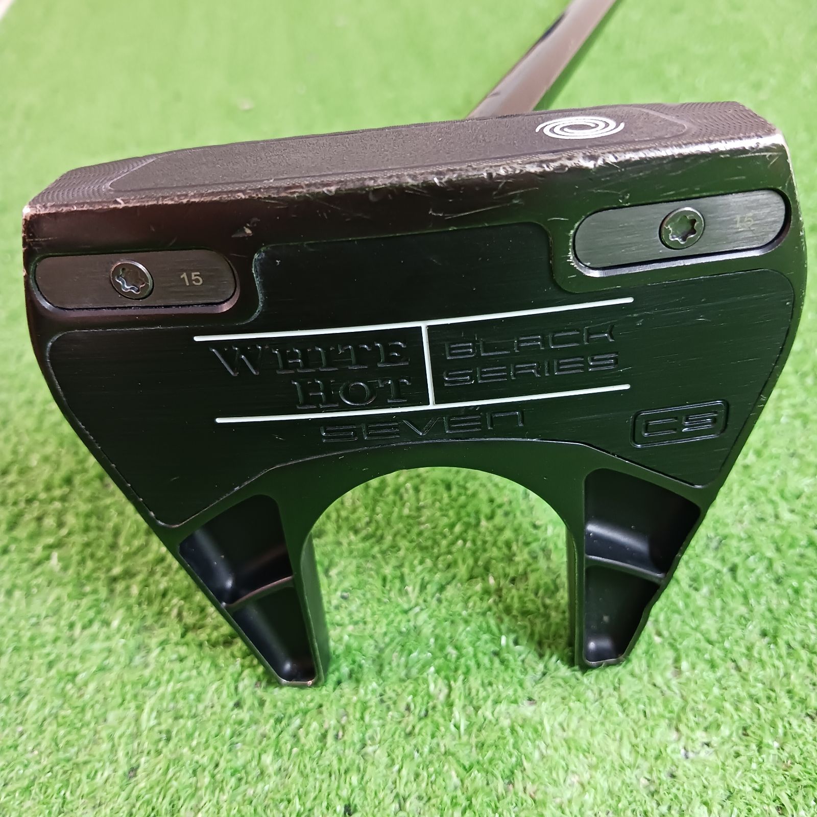 【美品】オデッセイ ホワイトホット#7 ブラックシリーズ センターシャフト Callaway オデッセイ ホワイト ホット ブラック WHITE HOT BLACK