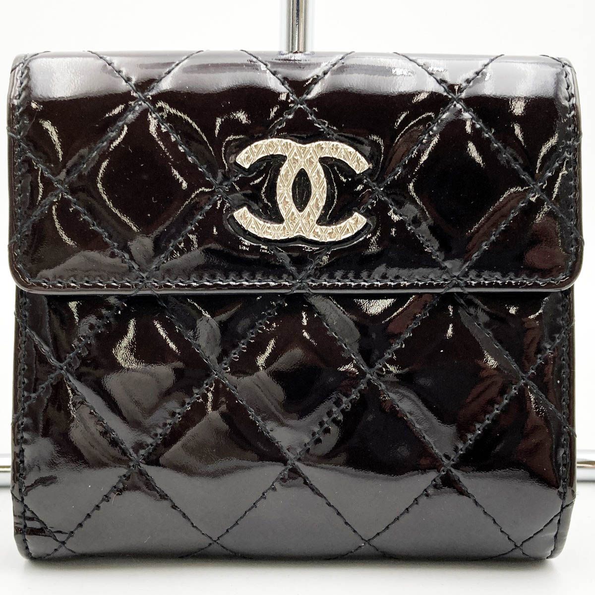 CHANEL 【シャネル】 箱付き 二つ折り財布 ウォレット ブリリアント 