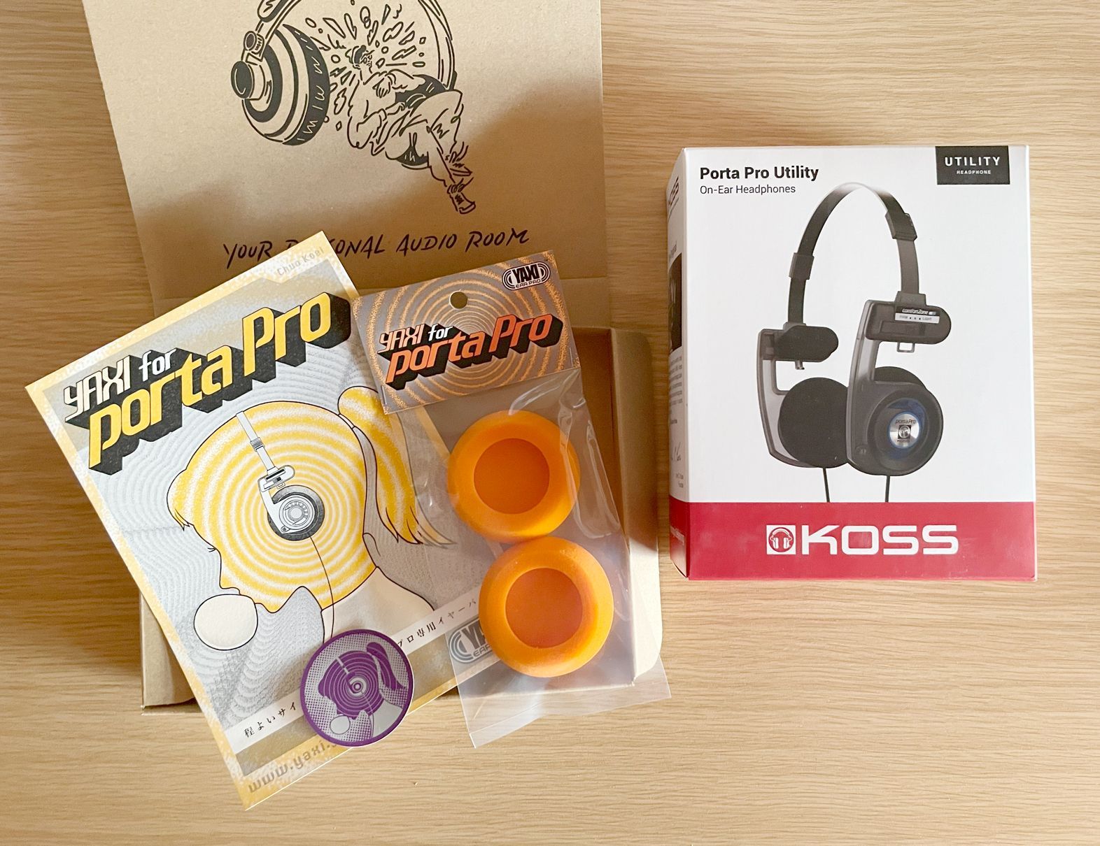 KOSS PORTAPROヘッドホンUtility YAXI イヤーパッド 選べる1