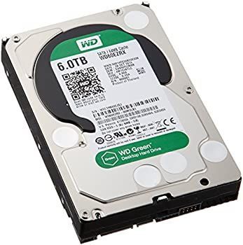 【中古】(非常に良い)WD 内蔵HDD Green 6TB 3.5inch SATA3.0（SATA 6 Gb/s） 64MB Intellipower  WD60EZRX