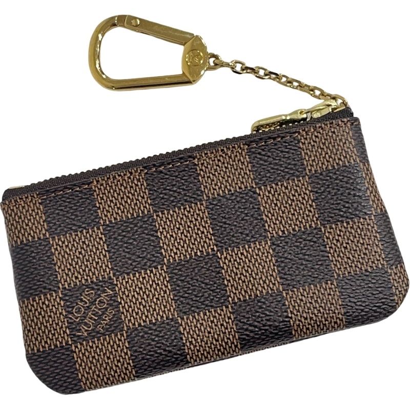 LOUIS VUITTON ルイヴィトン カードキーケース ポシェット･クレ N62658 ブラウン ダミエ エベヌ コインケース ユニセックス 12509R2