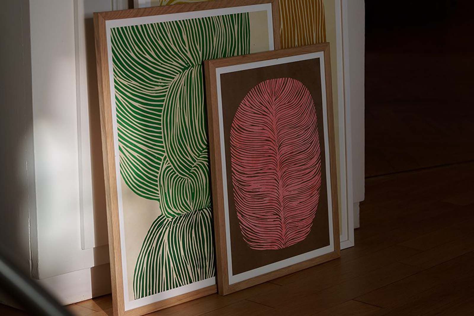 【フレーム付】THE POSTER CLUB Green Ocean 50×70 828a-10656-7_2.jpg