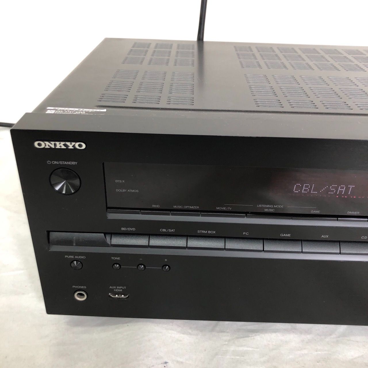 ONKYO オンキヨー AVセンター TX-NR646 7.1ch リモコン 説明書 つき AVアンプ AVレシーバー 【送料無料】  MIDA246758998 - メルカリ