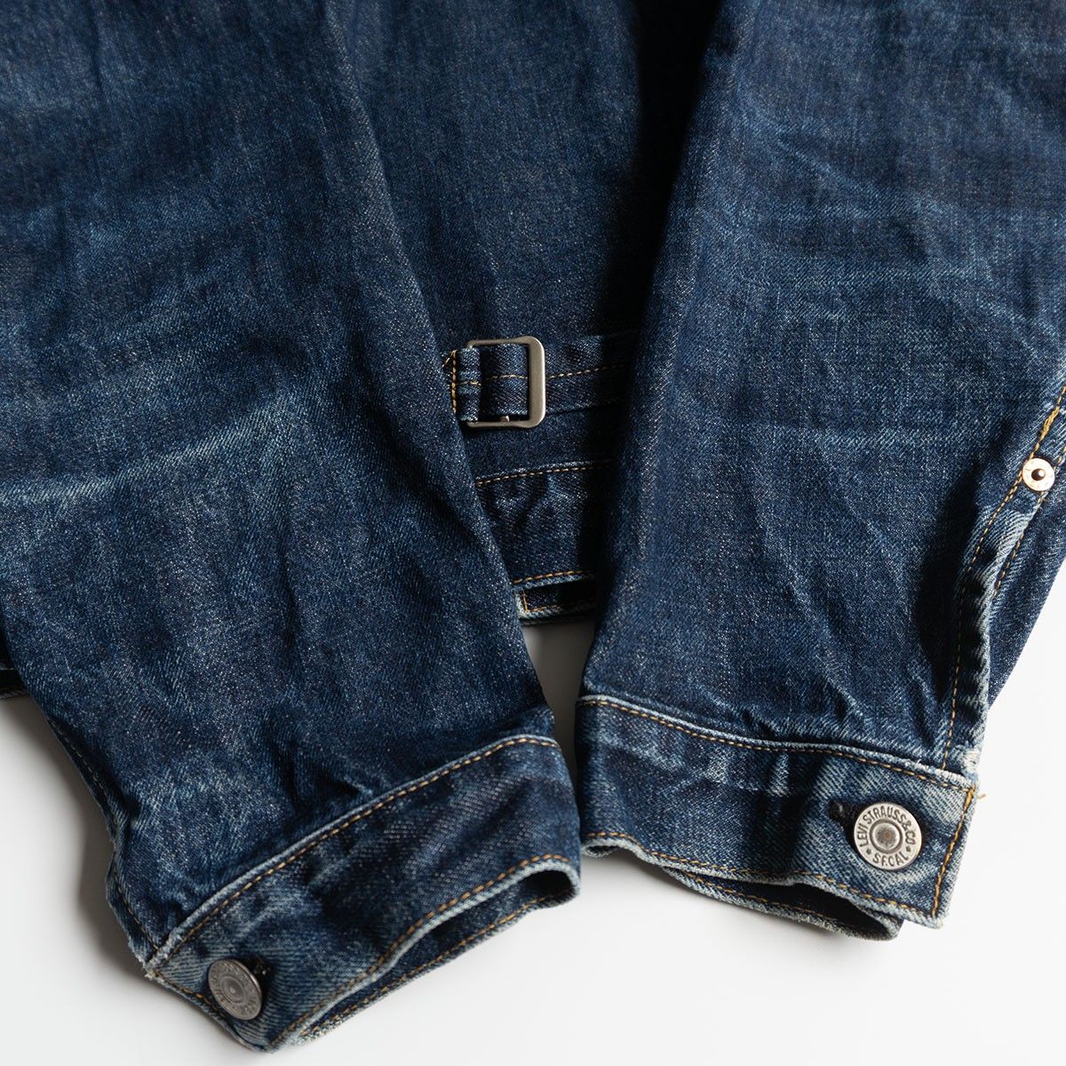 Levi's 506XX BIG E 90s米国製555デニムジャケット 40 Levi's リーバイス 50s VINTAGE 506XX 1st 53MODEL BIG E 片面
