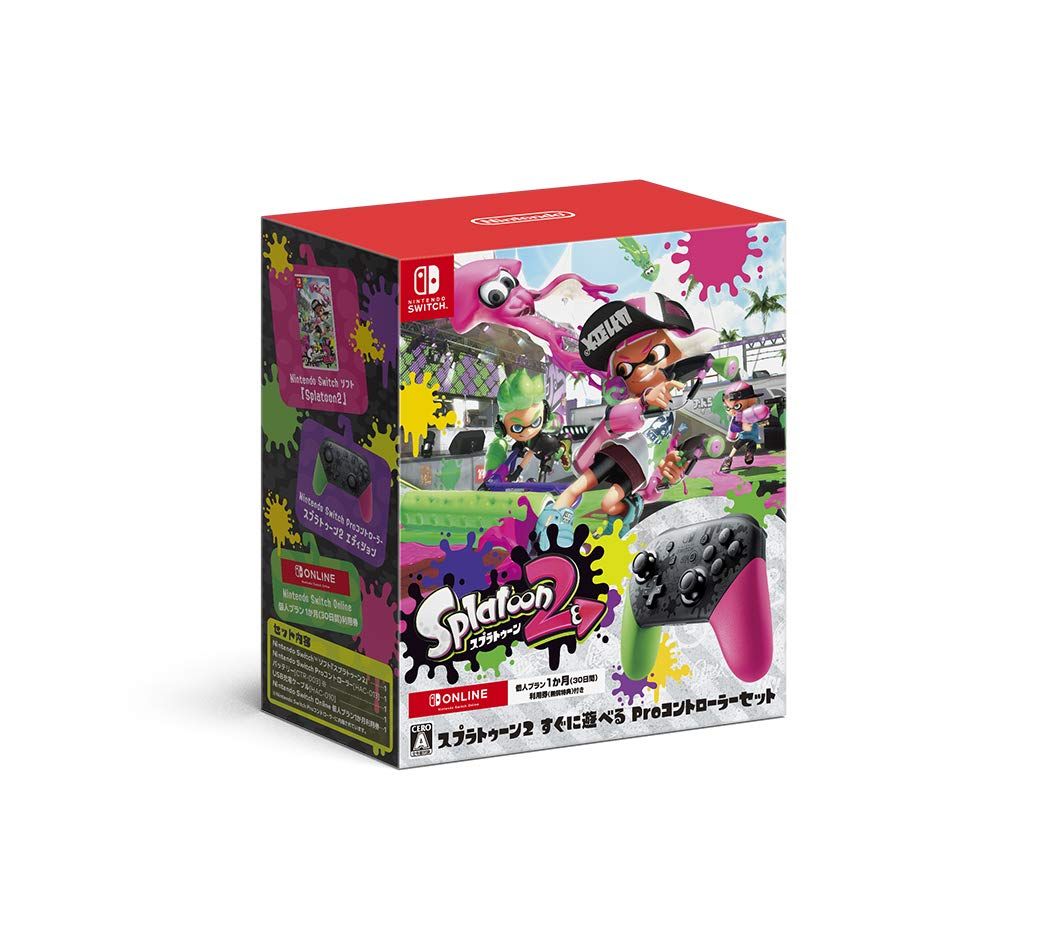 Nintendo Switch スプラトゥーン2 セット　TK from Nintendo】任天堂『Nintendo Switch スプラトゥーン2セット』HAC
