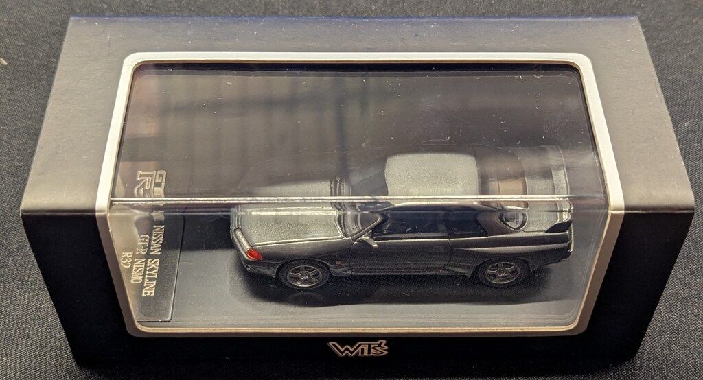 WIT'S 1/43 NISSAN SKYLINE GT-R NISMO R32 GUNGRAY METALLIC CN463