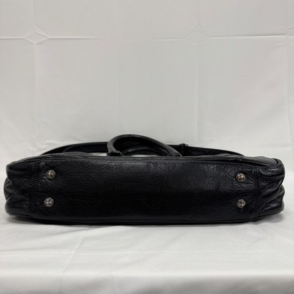 【週末特価】CHROME HEARTSクロムハーツ レザーブリーフ　フレアニー CHROME HEARTS クロムハーツ FLERKNEE BRIEFCASE フレアニー レザー