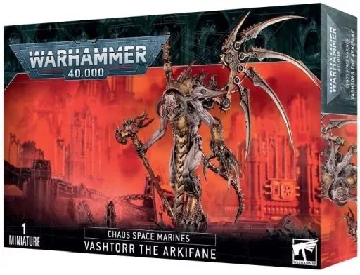 ミニチュアゲーム ケイオス スペースマリーン 魔導造主”ヴァシュトール ウォーハンマー40000 Chaos Space Marines Vashtorr The Arkifane 43-99