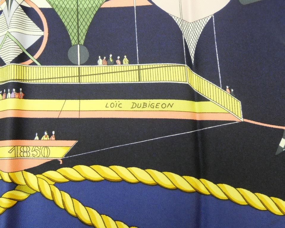 エルメス HERMES スカーフ カレ90 大空の狂気 LES FOLIES DU