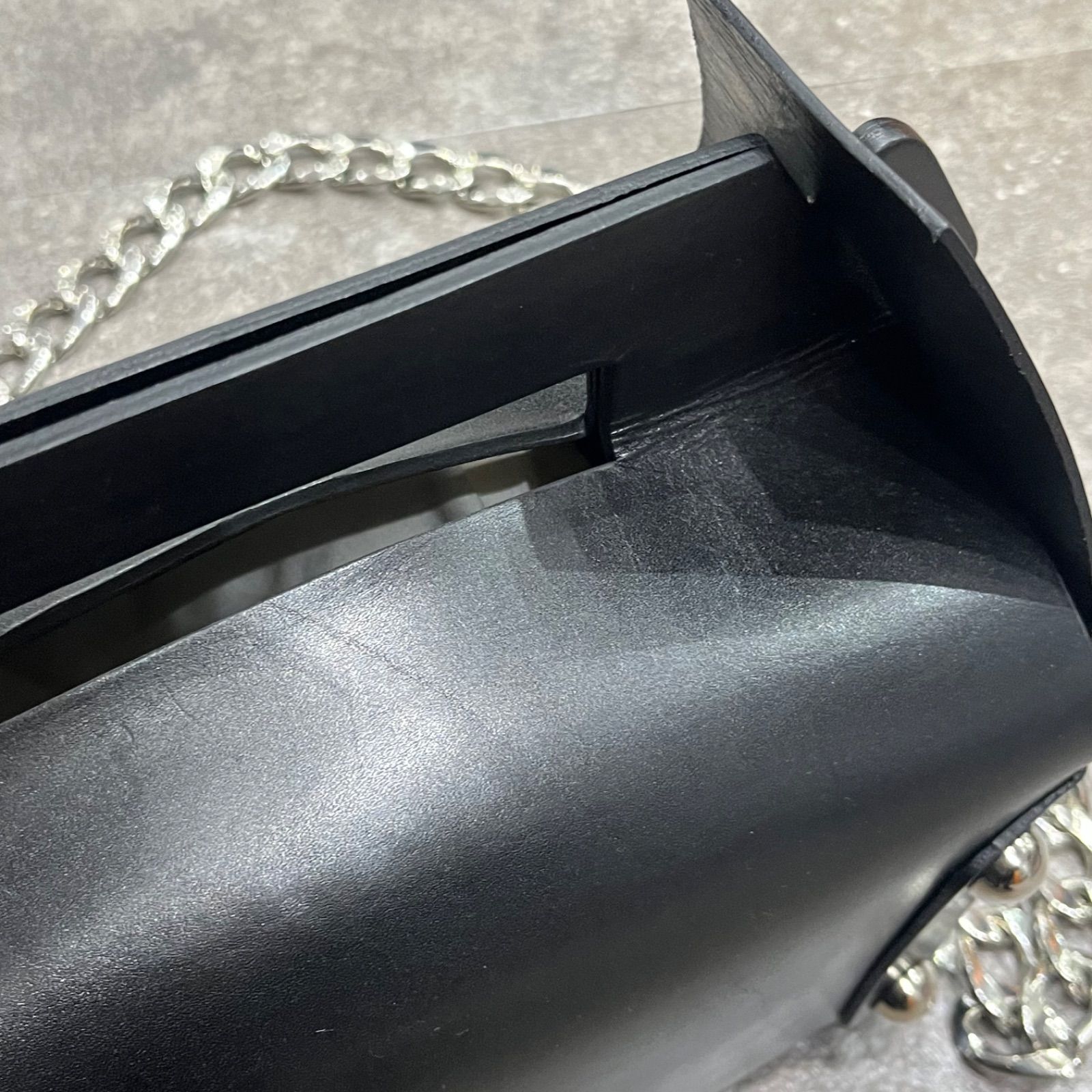 MASU 24AW Leather Cake Bag レザーケーキバッグ カバン 鞄 エム 