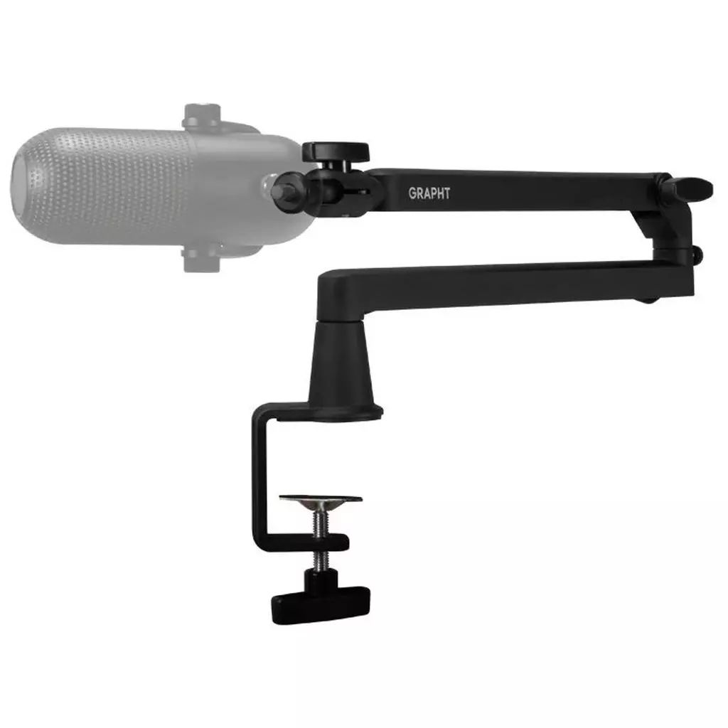PCハード GRAPHT ロープロファイル MICROPHONE ARM ブラック GRT057-BLK-ONE