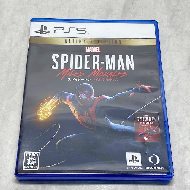 【美品】PS5 Marvels Spider-Man Miles Morales Ultimate Edition