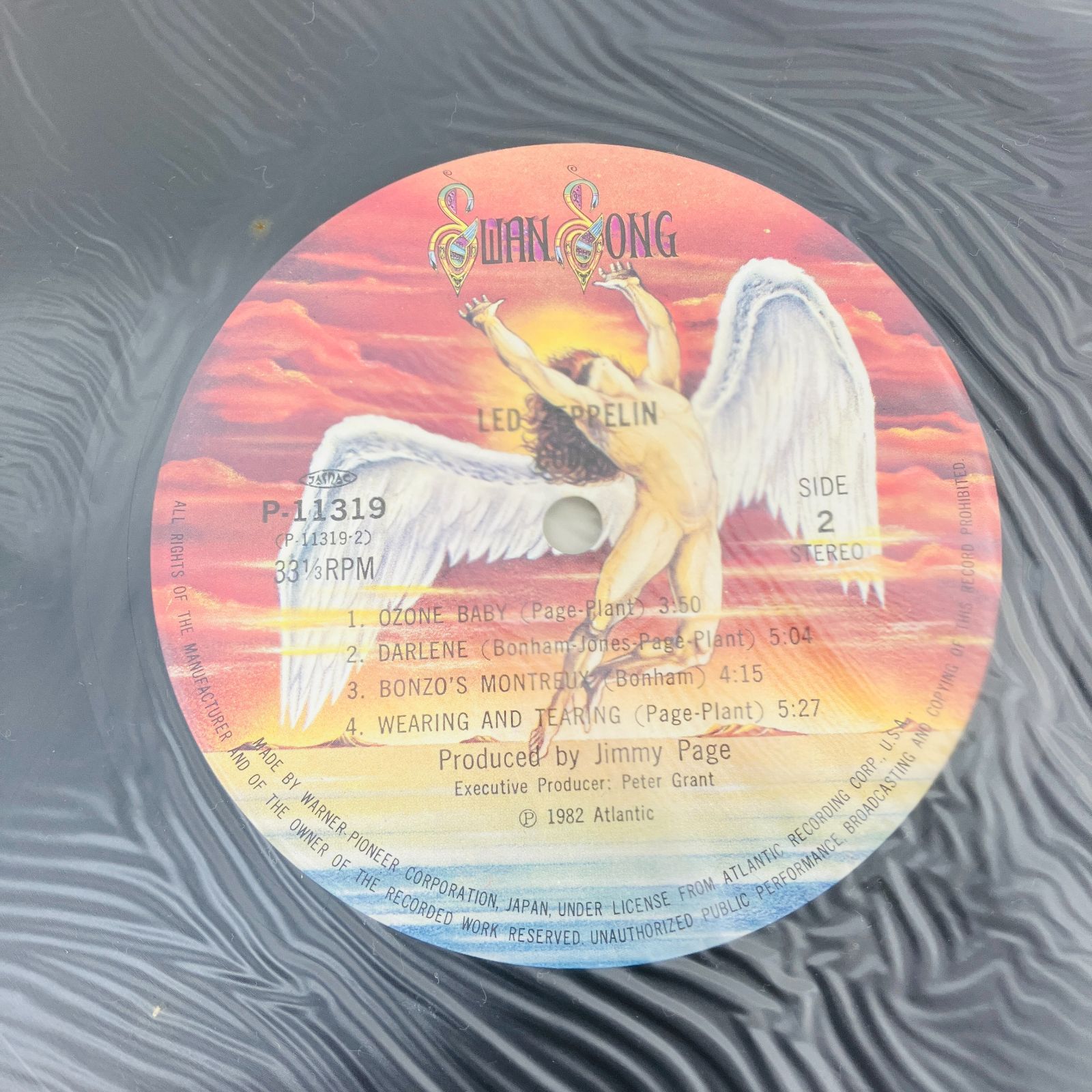 【５枚まとめ売り】Led Zeppelin ＬＰレコード LED ZEPPELIN Led Zeppelin Japan ( P-8041A ) ***Only OBI