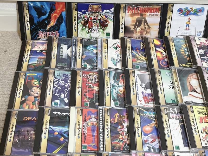 セガサターン ゲームソフト 大量まとめ 約180点以上 海底大戦争 キングオブファイターズ ナイツ バーチャファイター ツインビー 等