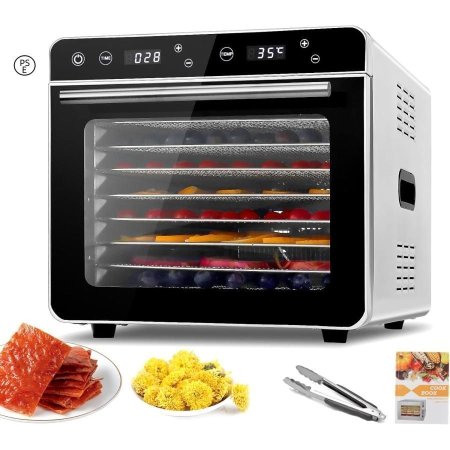 フードドライヤー 食品乾燥機 野菜乾燥機ド ジャーキーメーカー 6段 最新型 フードドライヤー 食品乾燥機 野菜乾燥機ド ジャーキーメーカー 6段
