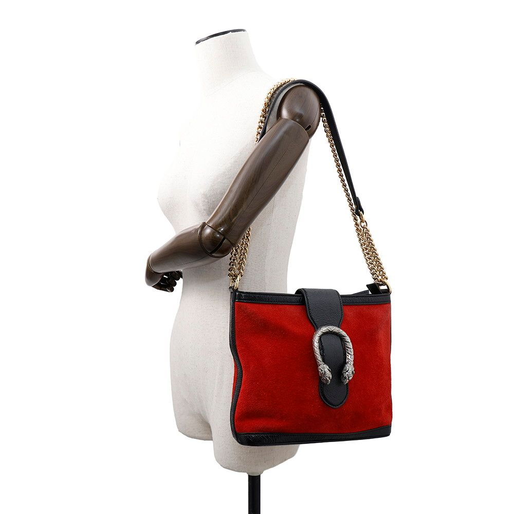 グッチ チェーンショルダーバッグ ディオニソス スエード 499622 GUCCI  