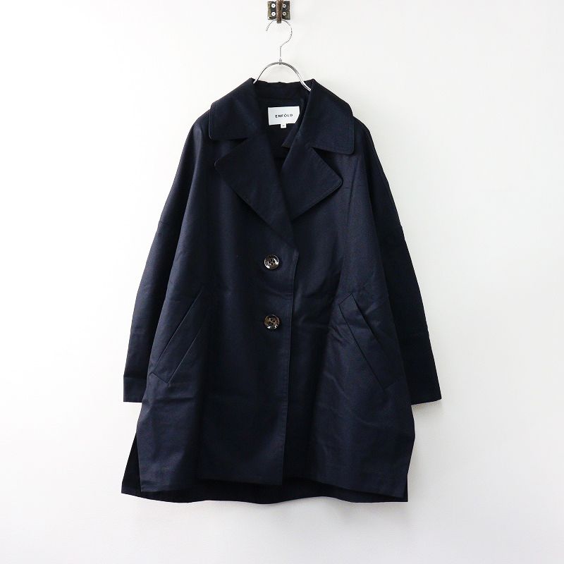2020SS エンフォルド ENFOLD シャンブレーギャバ コクーンコート36