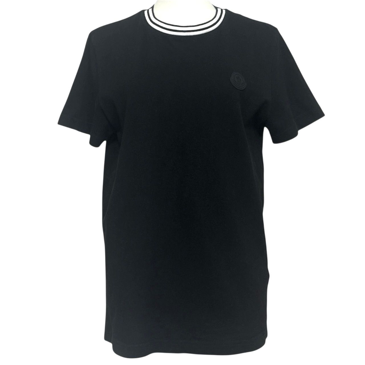 美品！MONCLER ブラック Tシャツ Mサイズ MONCLER ブラック Tシャツ M メンズ MONCLER ブラック Tシャツ M