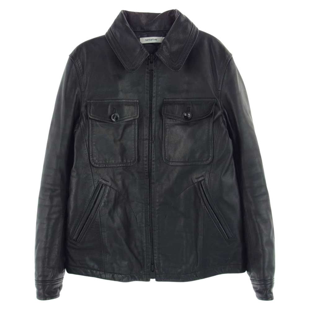 ノンネイティブ レザーブルゾン （nonnative ノンネイティブ
