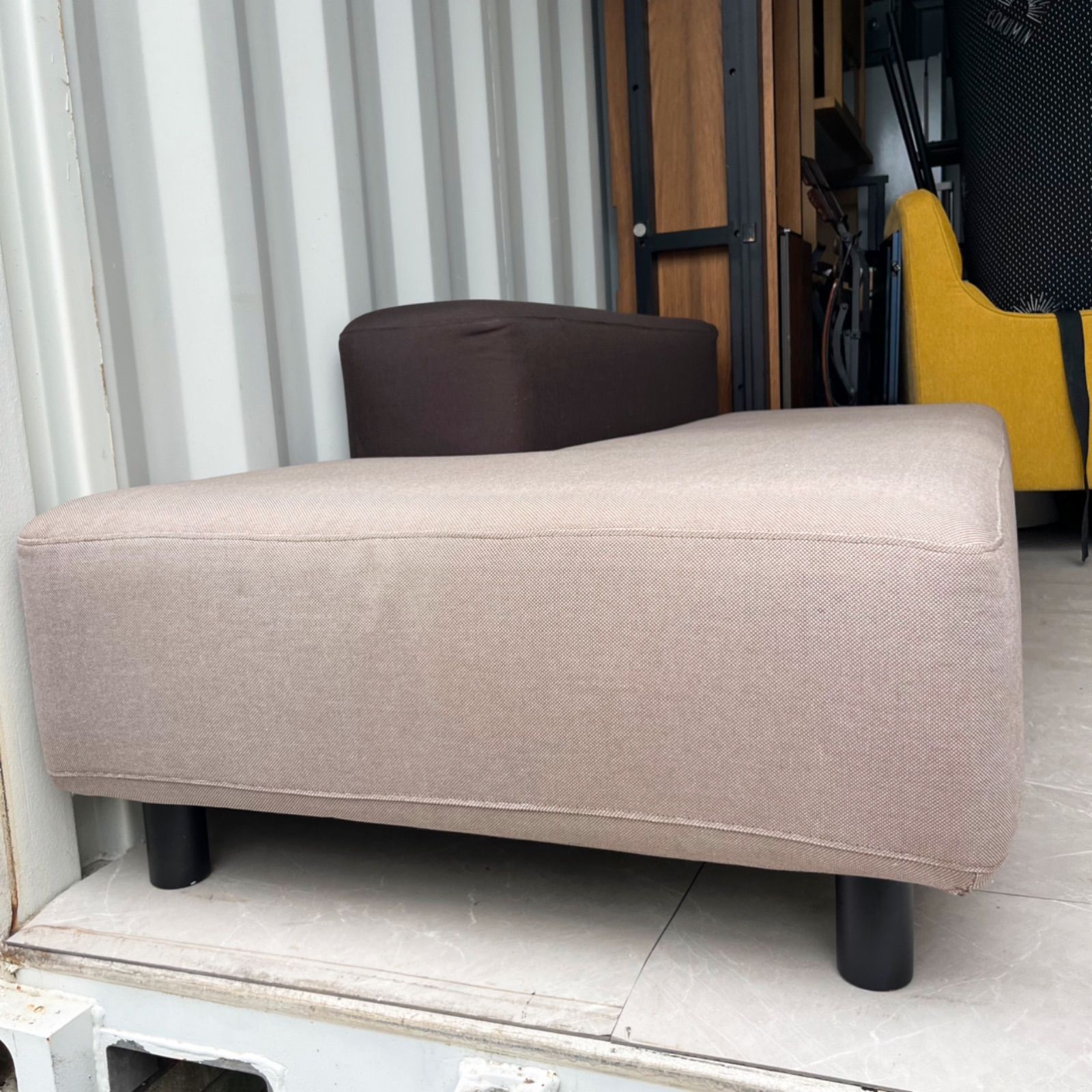 取付無料！無印良品 廃盤希少品 北欧風ナチュラルブラウン3人掛けソファ✨ 取付無料！無印良品 廃盤希少品 北欧風ナチュラルブラウン3人