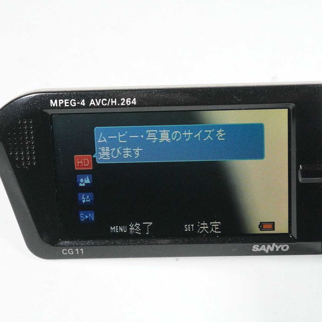  SANYO サンヨー Xacti DMX CG 11型 ゴールド 返金保証 2296 ビデオカメラ本体 ビデオカメラ