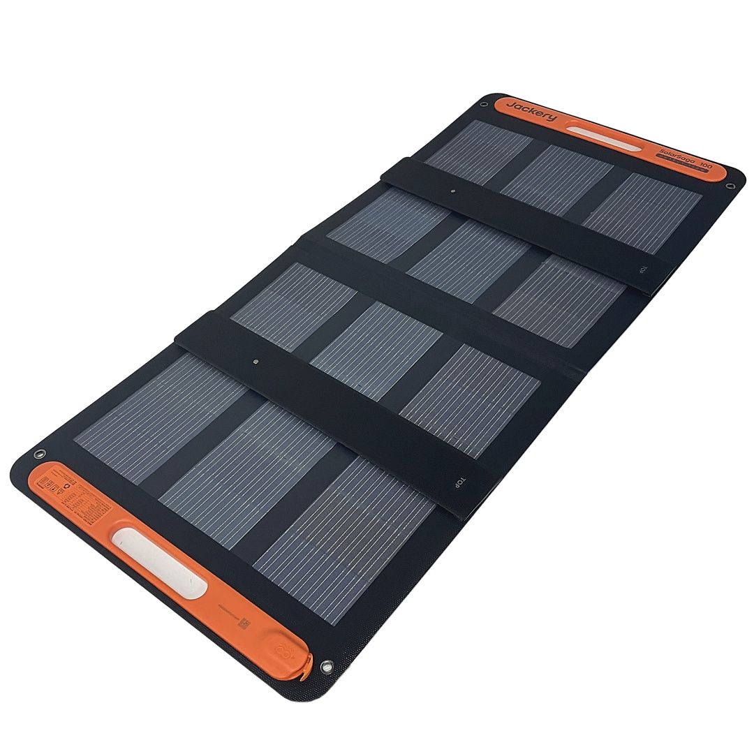 Jackery SolarSaga100 JS-100F 折り畳み式 ソーラーパネル ジャクリ 家電 S10348396