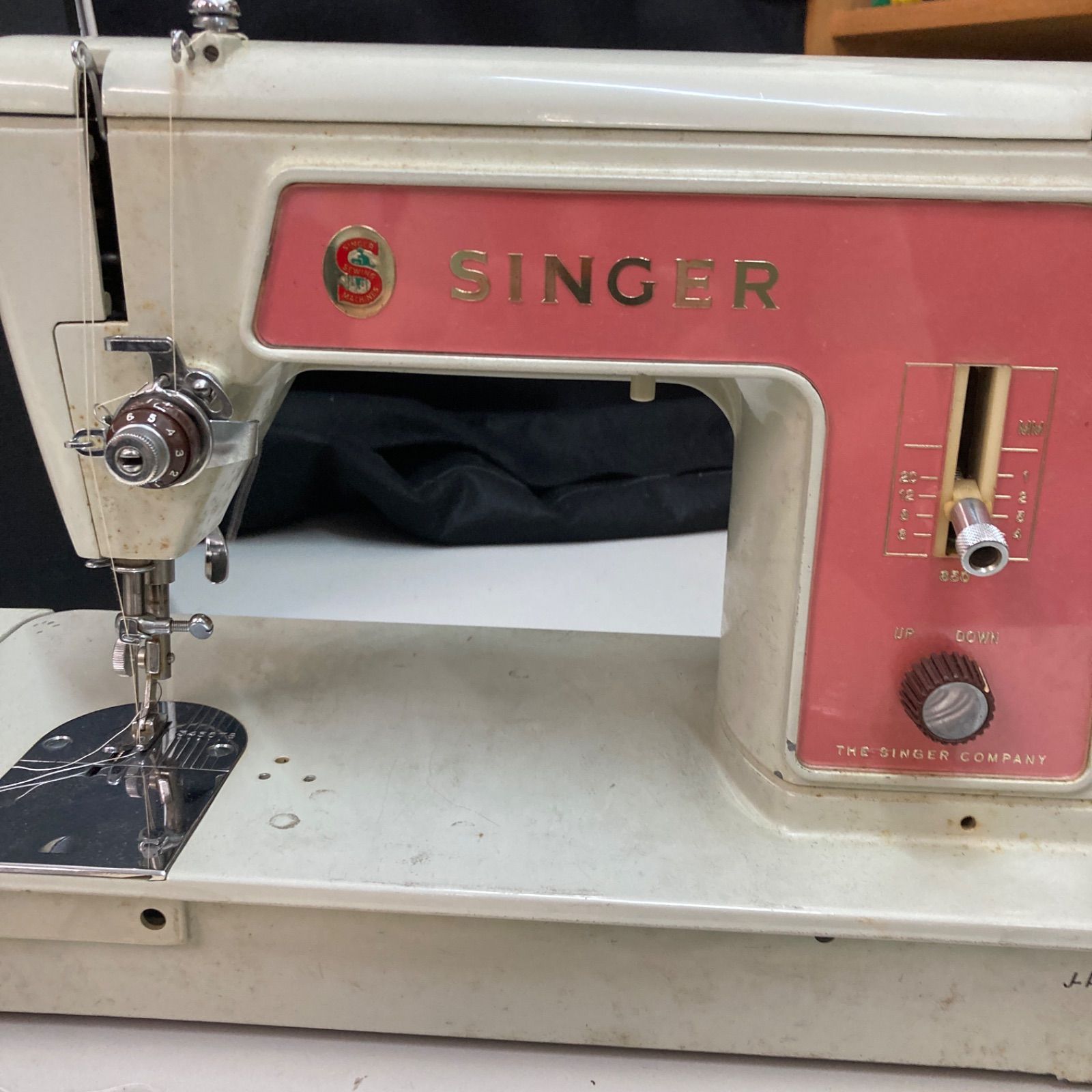 ミシン SINGER シンガー アンティーク レトロ モーター動作確認